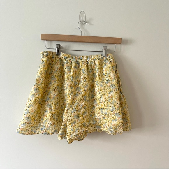 American Eagle 2 Piece Top & Shorts Set Floral Prairie Print Size XS - Picture 3 of 7